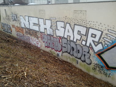 Graffiti Bombing - Photo by strasbourgraffiti