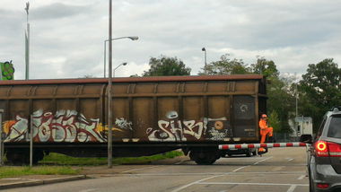 Graffiti Train - Photo by strasbourgraffiti