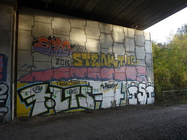 Graffiti Bombing - Photo by strasbourgraffiti