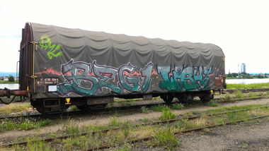 Graffiti Train - Photo by strasbourgraffiti