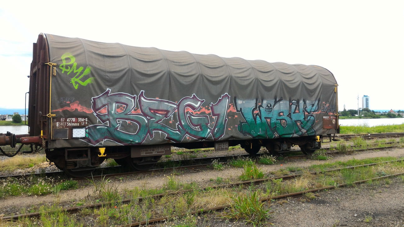 Graffiti Train - Photo by strasbourgraffiti