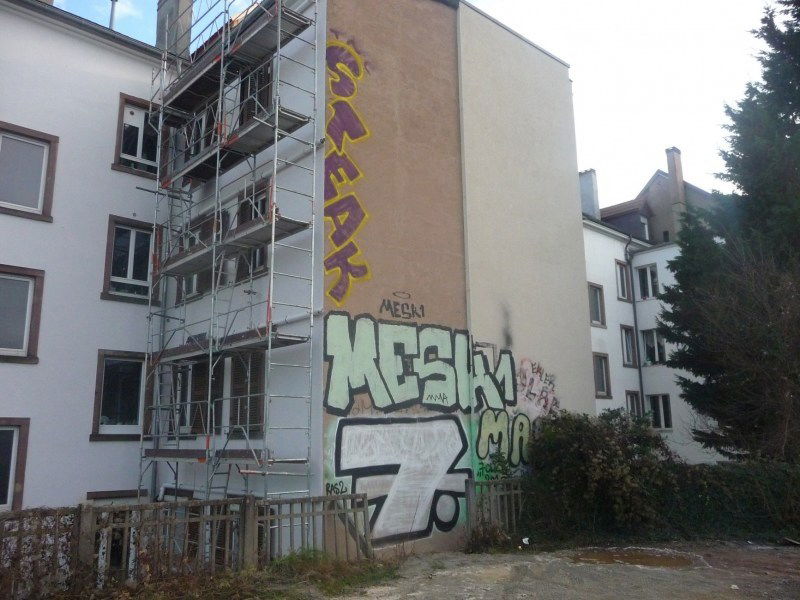 Graffiti Bombing - Photo by strasbourgraffiti