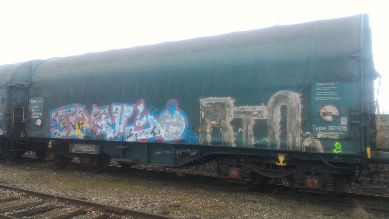 Graffiti Train - Photo by strasbourgraffiti