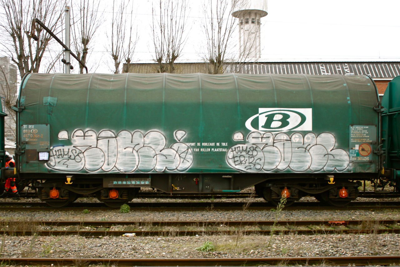 Graffiti Train - Photo by strasbourgraffiti