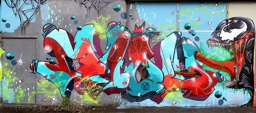 Graffiti Wall - Photo by strasbourgraffiti