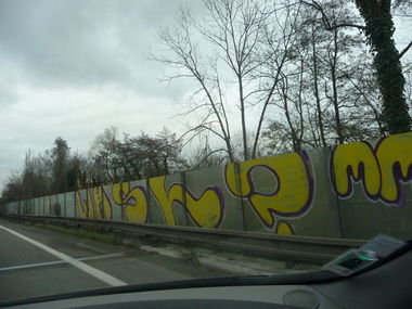 Graffiti Bombing - Photo by strasbourgraffiti