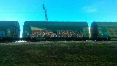 Graffiti Train - Photo by strasbourgraffiti