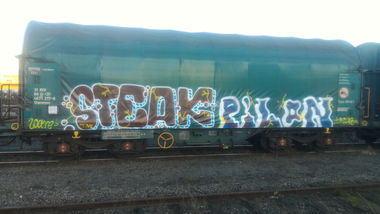 Graffiti Train - Photo by strasbourgraffiti