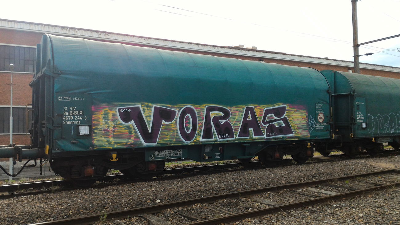 Graffiti Train - Photo by strasbourgraffiti