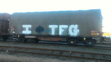 Graffiti Train - Photo by strasbourgraffiti