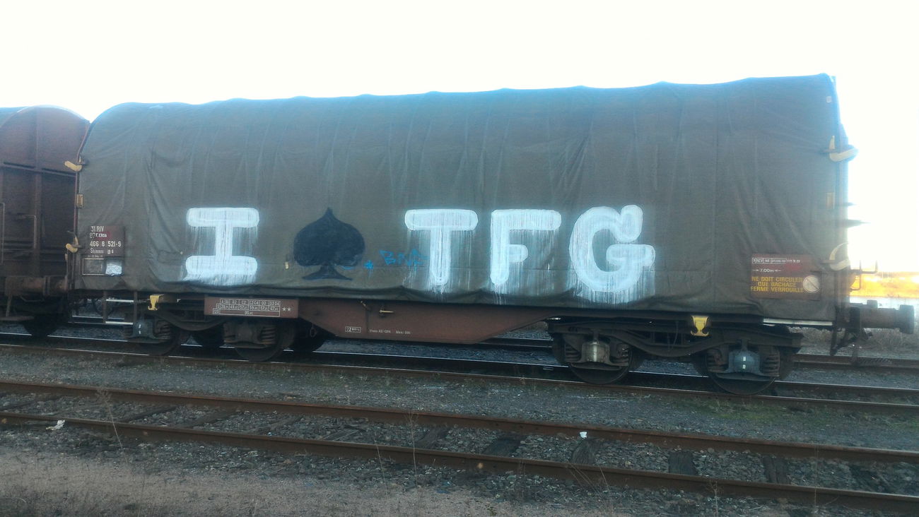 Graffiti Train - Photo by strasbourgraffiti