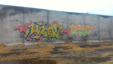 Graffiti Bombing - Photo by strasbourgraffiti