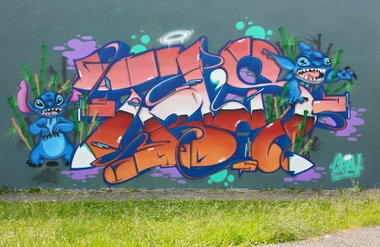 Graffiti Wall - Photo by strasbourgraffiti