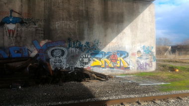 Graffiti Bombing - Photo by strasbourgraffiti