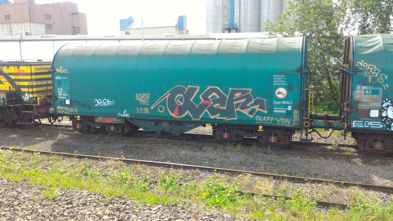Graffiti Train - Photo by strasbourgraffiti