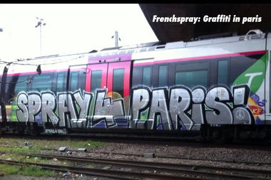Graffiti Train - Photo by strasbourgraffiti