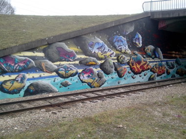 Graffiti Wall - Photo by strasbourgraffiti