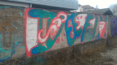 Graffiti Bombing - Photo by strasbourgraffiti
