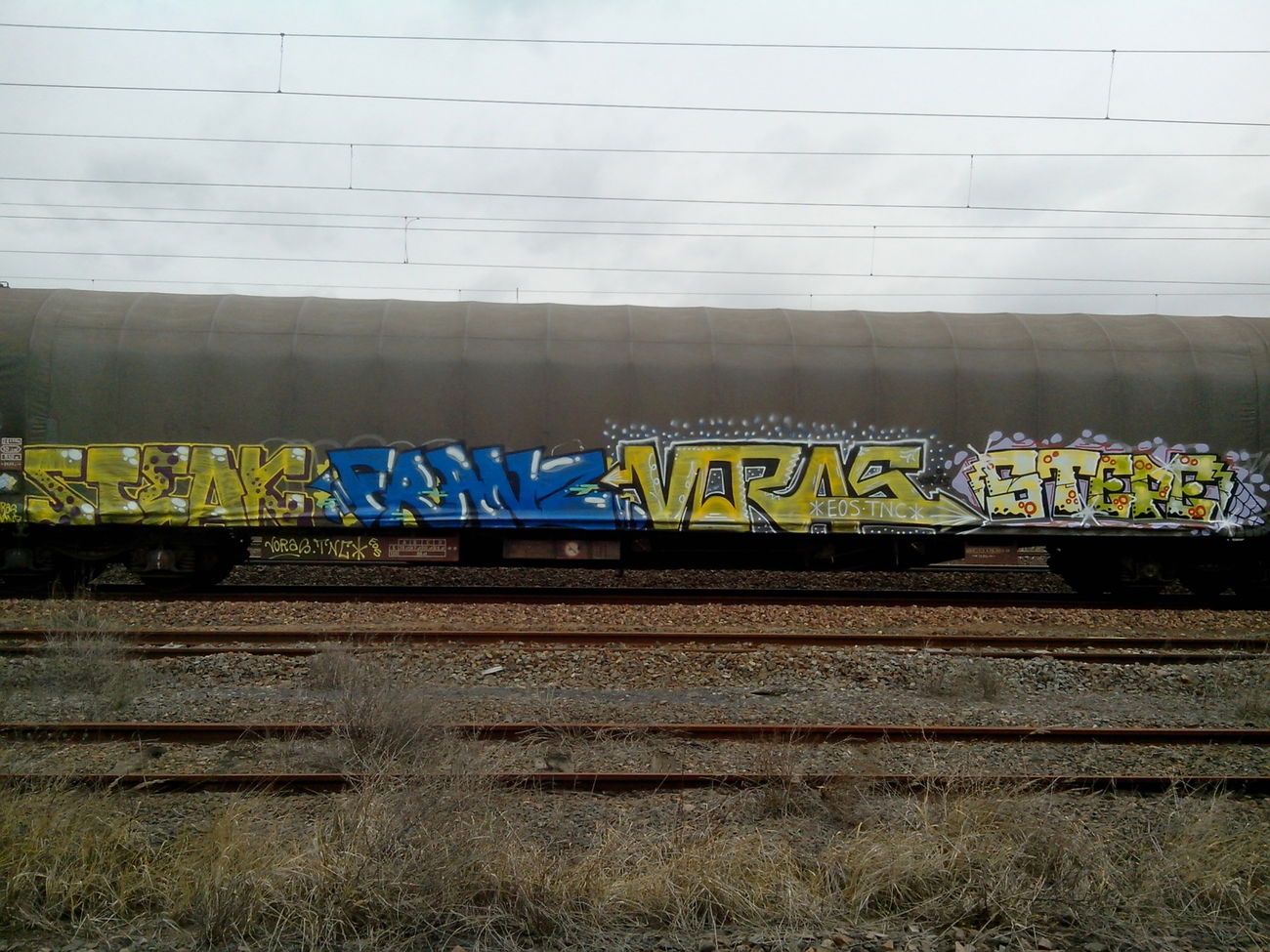 Graffiti Train - Photo by strasbourgraffiti