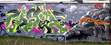 Graffiti Wall - Photo by strasbourgraffiti