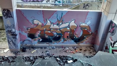 Graffiti Wall - Photo by strasbourgraffiti