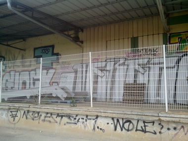 Graffiti Bombing - Photo by strasbourgraffiti