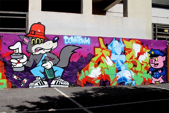 Graffiti Wall - Photo by strasbourgraffiti