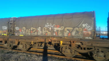 Graffiti Train - Photo by strasbourgraffiti