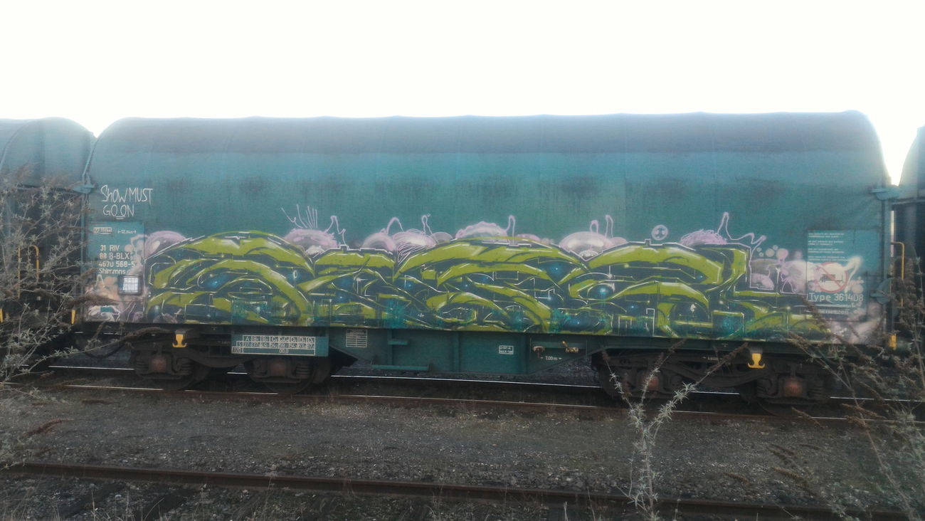 Graffiti Train - Photo by strasbourgraffiti