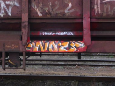 Graffiti Train - Photo by strasbourgraffiti