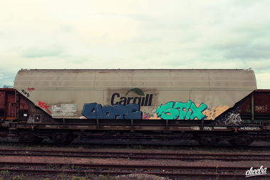 Graffiti Train - Photo by strasbourgraffiti