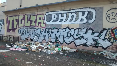 Graffiti Bombing - Photo by strasbourgraffiti