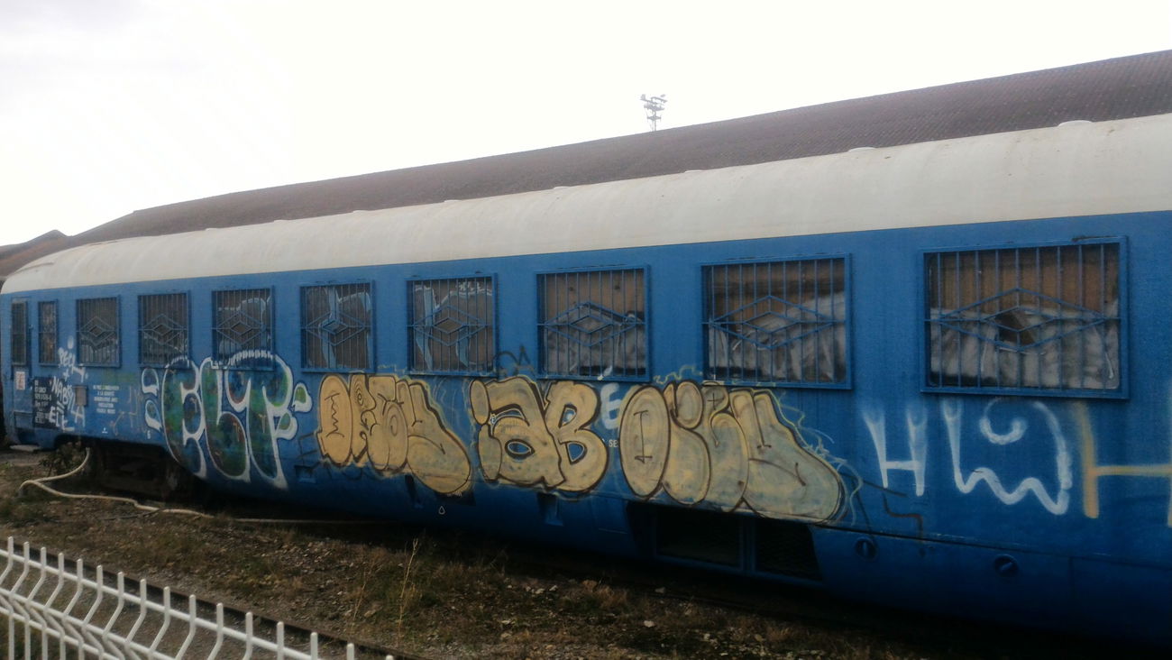 Graffiti Train - Photo by strasbourgraffiti