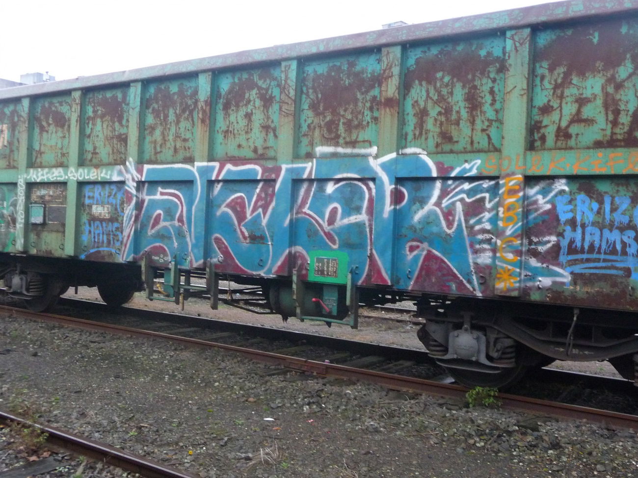 Graffiti Train - Photo by strasbourgraffiti