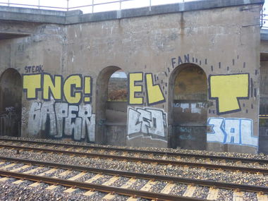 Graffiti Bombing - Photo by strasbourgraffiti