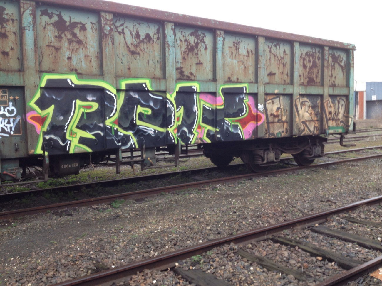 Graffiti Train - Photo by strasbourgraffiti