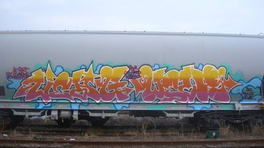 Graffiti Train - Photo by strasbourgraffiti