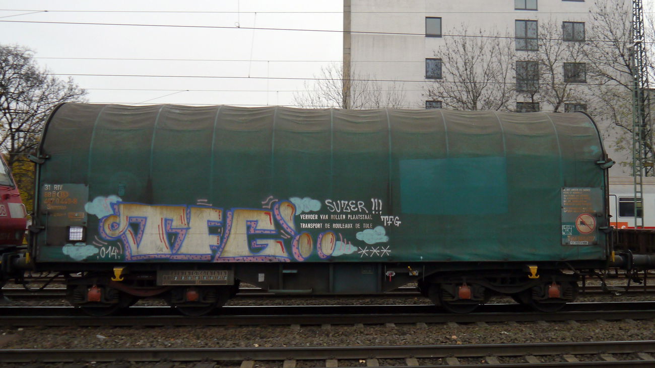 Graffiti Train - Photo by strasbourgraffiti