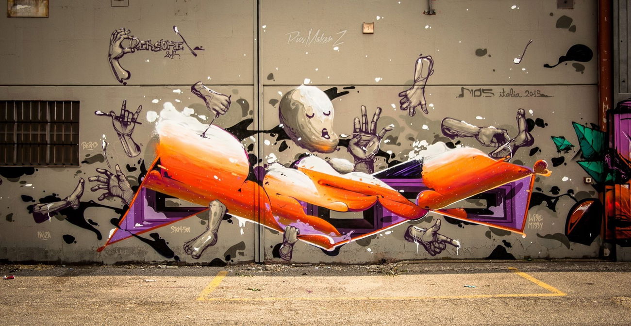 Graffiti Wall - Photo by strasbourgraffiti