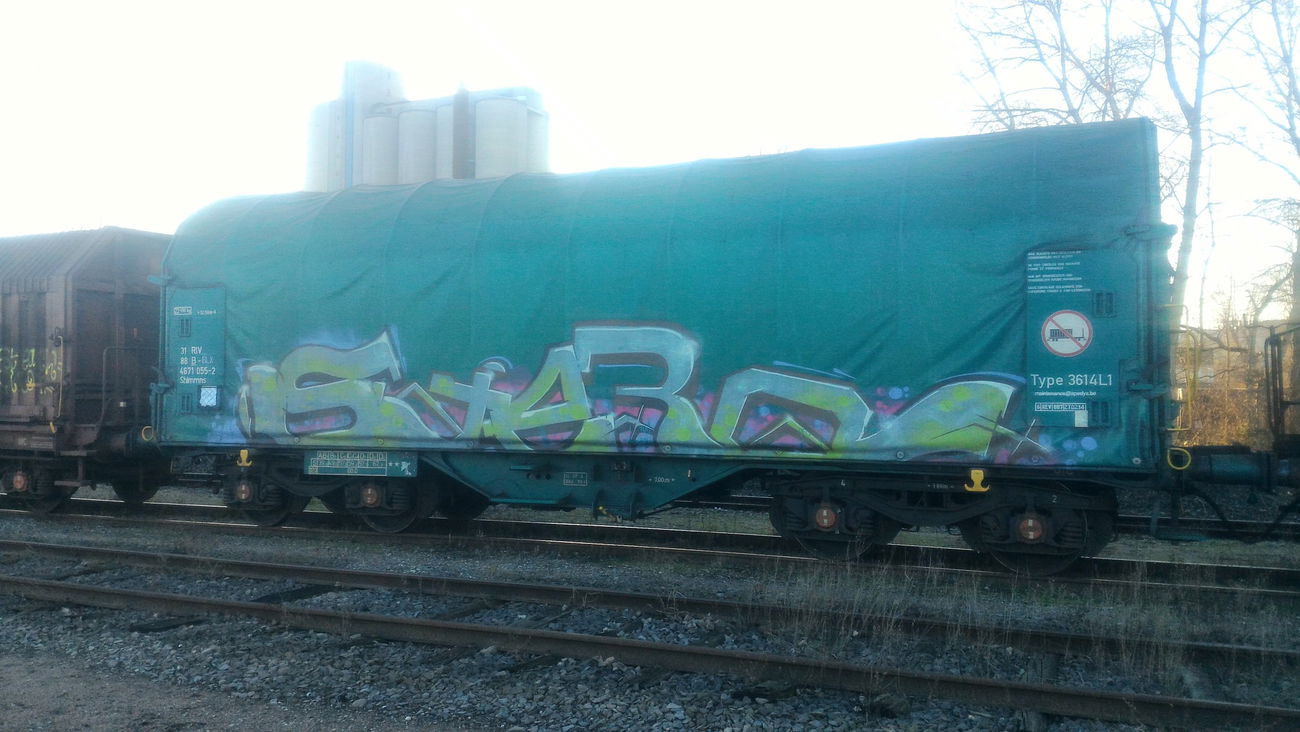 Graffiti Train - Photo by strasbourgraffiti