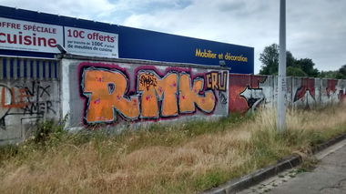 Graffiti Bombing - Photo by strasbourgraffiti