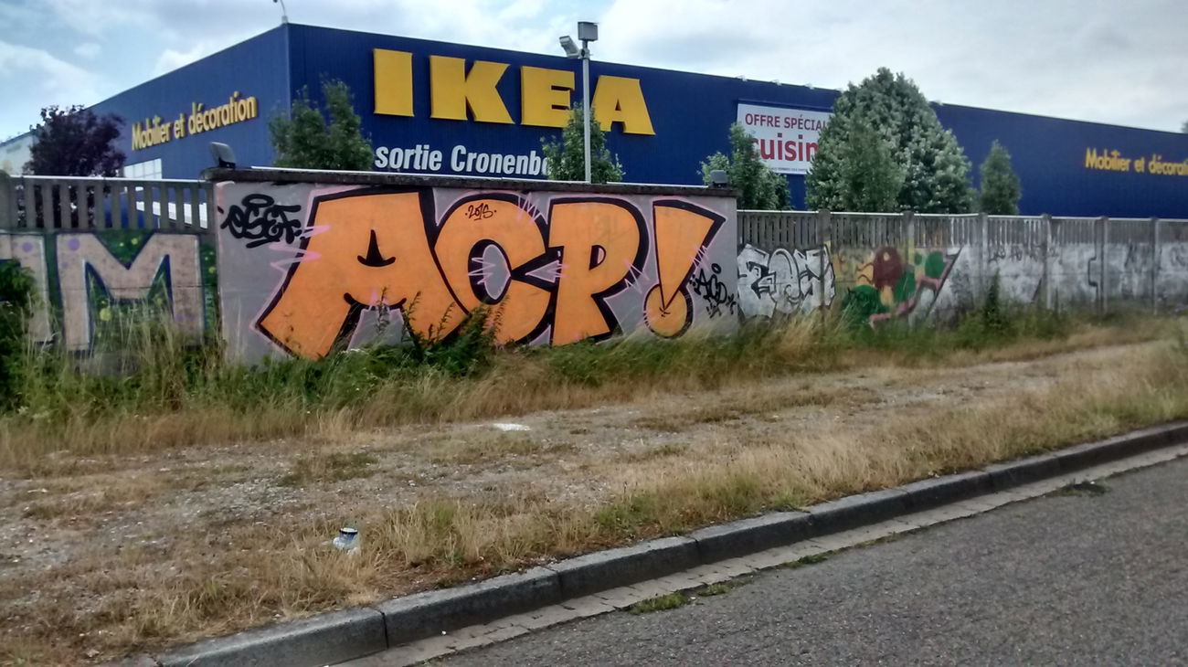 Graffiti Bombing - Photo by strasbourgraffiti