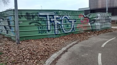 Graffiti Bombing - Photo by strasbourgraffiti
