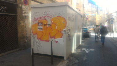 Graffiti Bombing - Photo by strasbourgraffiti