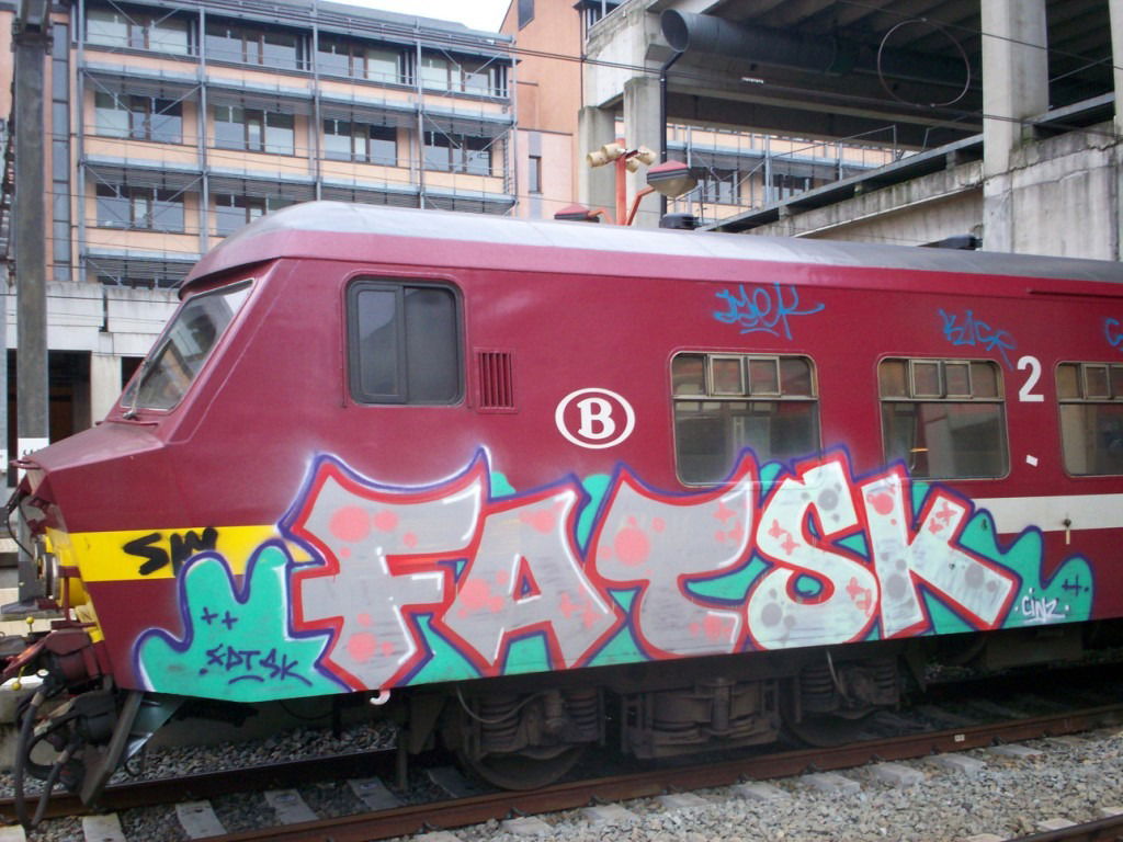 Graffiti Train - Photo by strasbourgraffiti