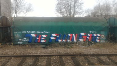 Graffiti Train - Photo by strasbourgraffiti