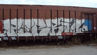 Graffiti Train - Photo by strasbourgraffiti