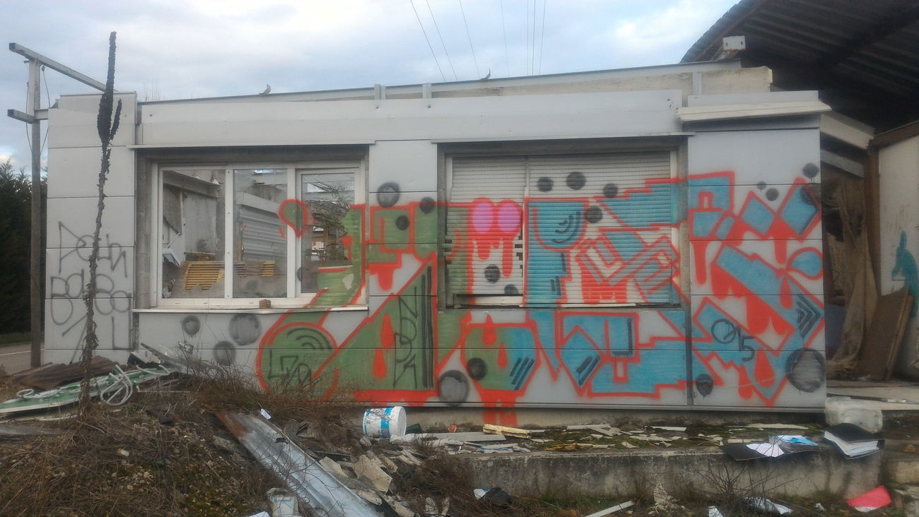 Graffiti Bombing - Photo by strasbourgraffiti