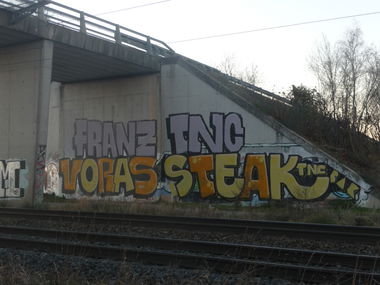 Graffiti Bombing - Photo by strasbourgraffiti