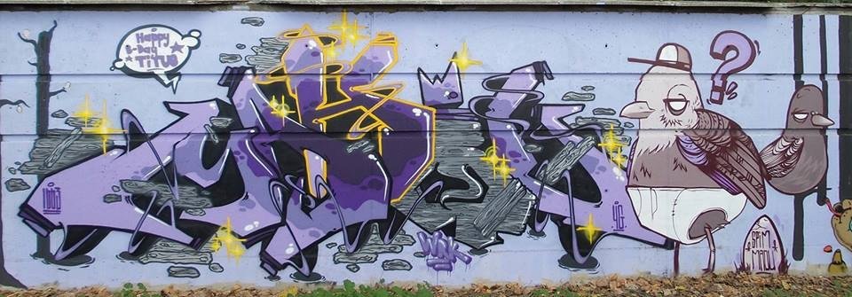 Graffiti Wall - Photo by strasbourgraffiti